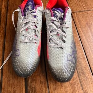 Under Armour Women's Gray and Purple Athletic Shoes